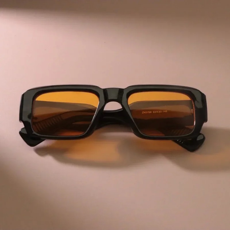 Vintage Fashion Enthusiasts - Retro Square Sunglasses Women Men Vintage