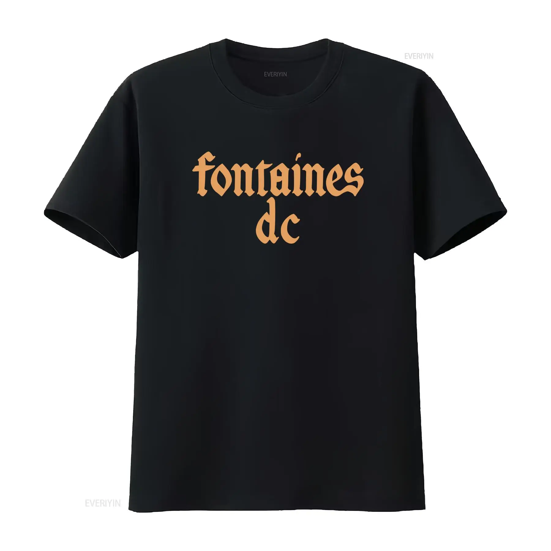 Vintage Fashion Jersey - Fontaines D C 'Gothic Logo' Black