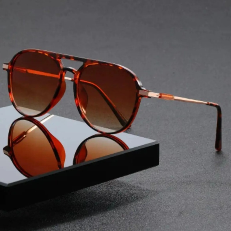 Vintage Fashion Enthusiasts - 1pcs Vintage Pilot Sunglasses Women Men