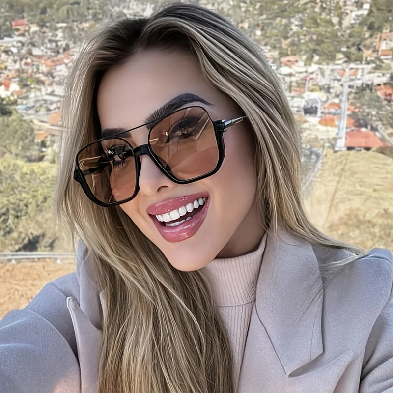 Vintage Fashion Enthusiasts - New Vintage Oversized Sunglasses Fashion Men