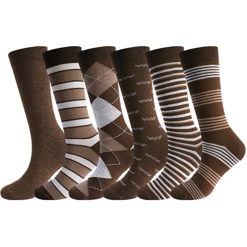 6 Pairs Vintage Brown Argyle S - Vintage Fashion Enthusiasts ulasan dan harga