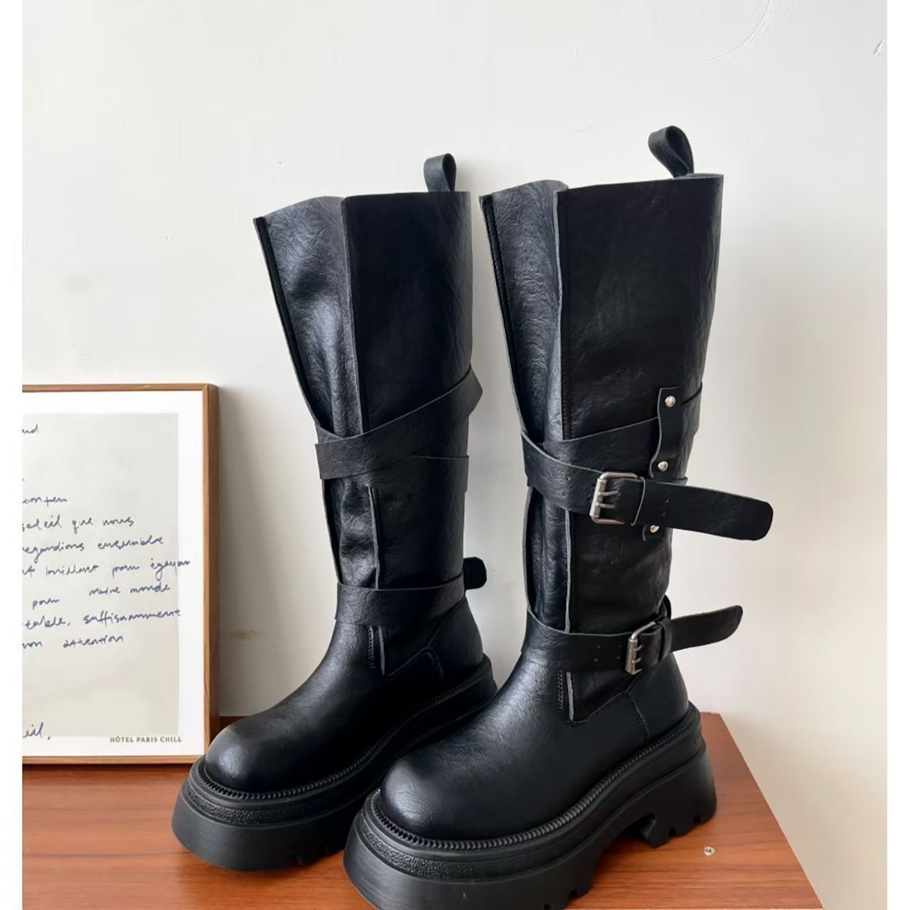 2026 New Vintage Thick Bottom  - Vintage Fashion Online ulasan dan harga