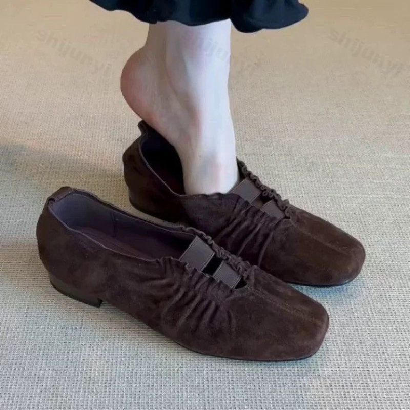 Square Toe Women's Mary Jane S - Vintage Outdoor Fashion ulasan dan harga
