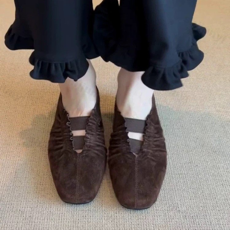 Square Toe Women's Mary Jane S - Vintage Outdoor Fashion ulasan dan harga