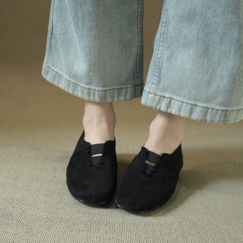 Square Toe Women's Mary Jane S - Vintage Outdoor Fashion ulasan dan harga
