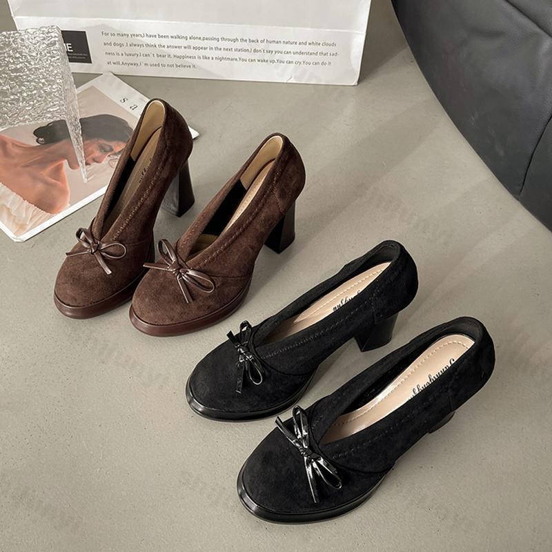 Women's High Heels 2025 Spring - Vintage Outdoor Fashion ulasan dan harga