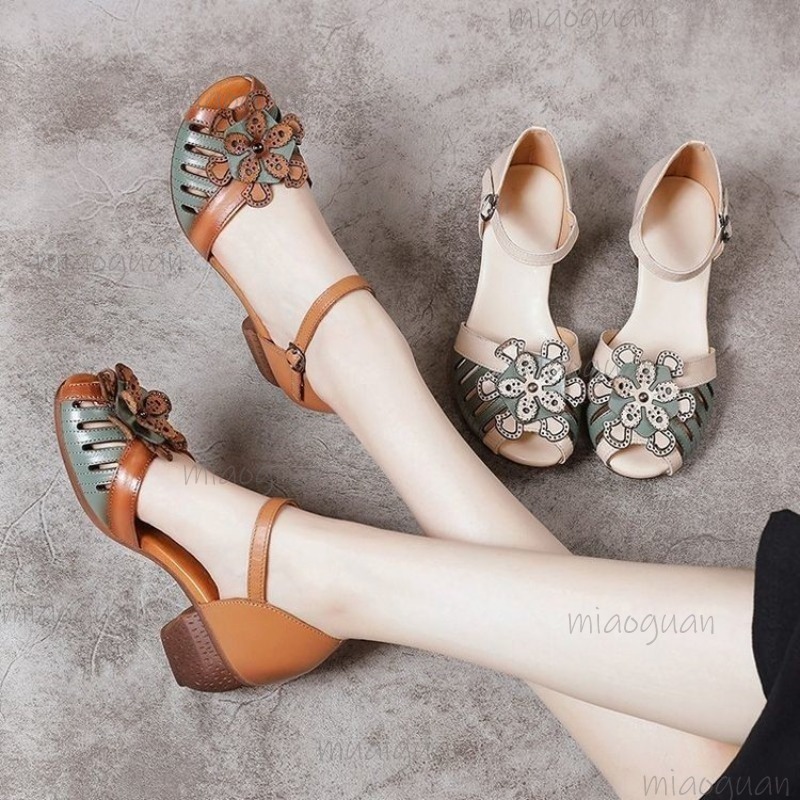 Women's Vintage Peep Toe Gladi - Vintage Outdoor Fashion ulasan dan harga