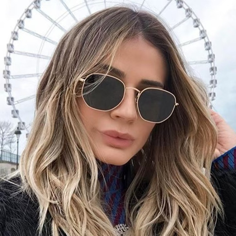 Round punk Sunglasses Men Luxu - Vintage Fashion Enthusiasts ulasan dan harga