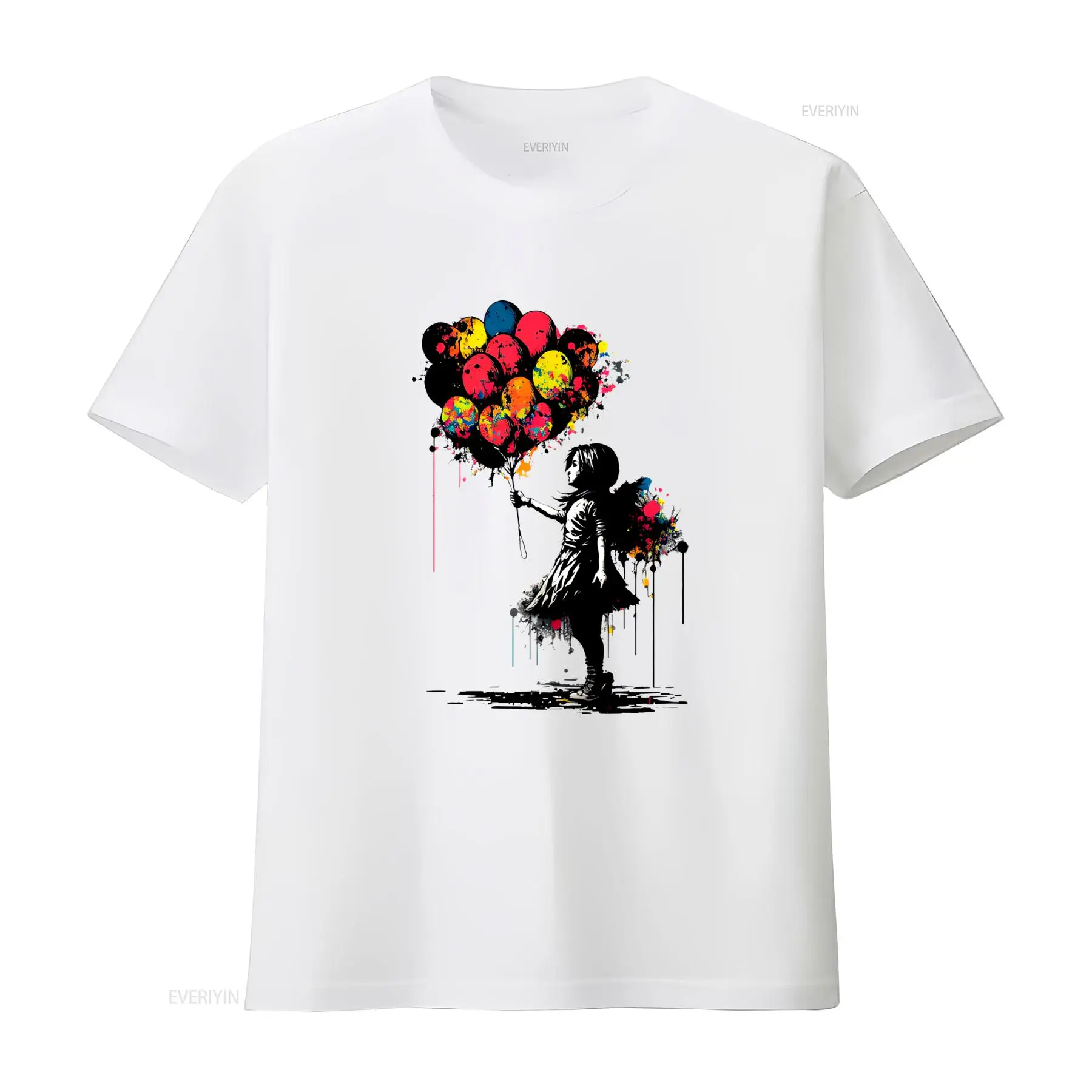 Banksy Peace T Shirt Balloon G - Vintage Fashion Jersey ulasan dan harga