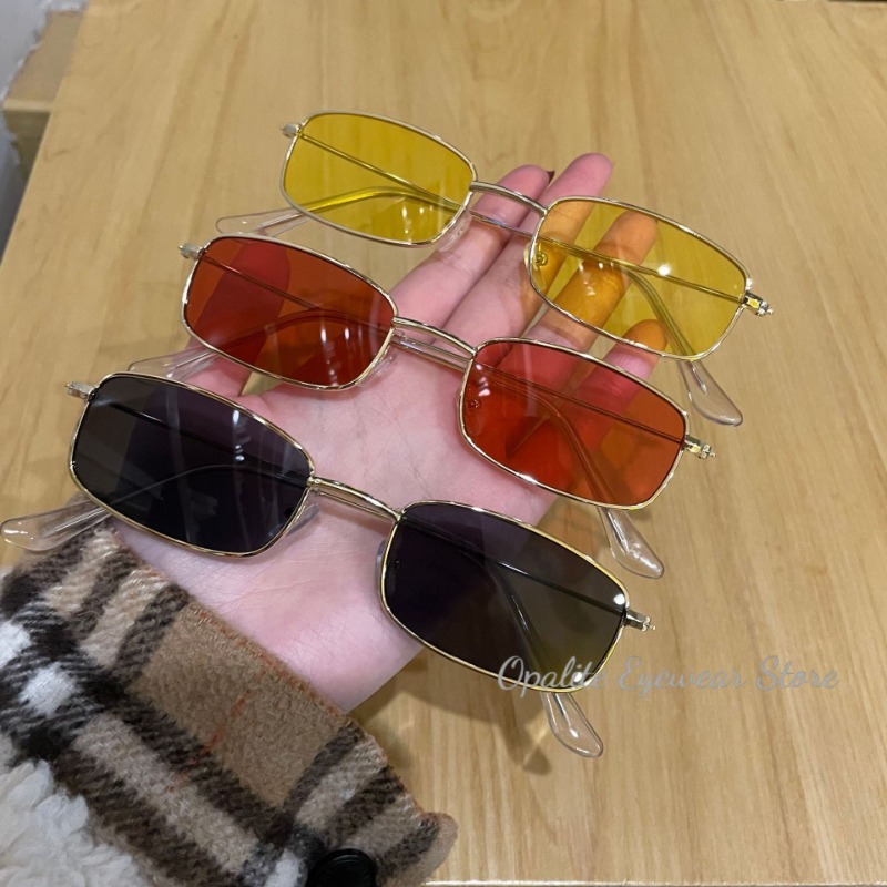 Fashion Retro Metal Frame Colo - Vintage Fashion Enthusiasts ulasan dan harga