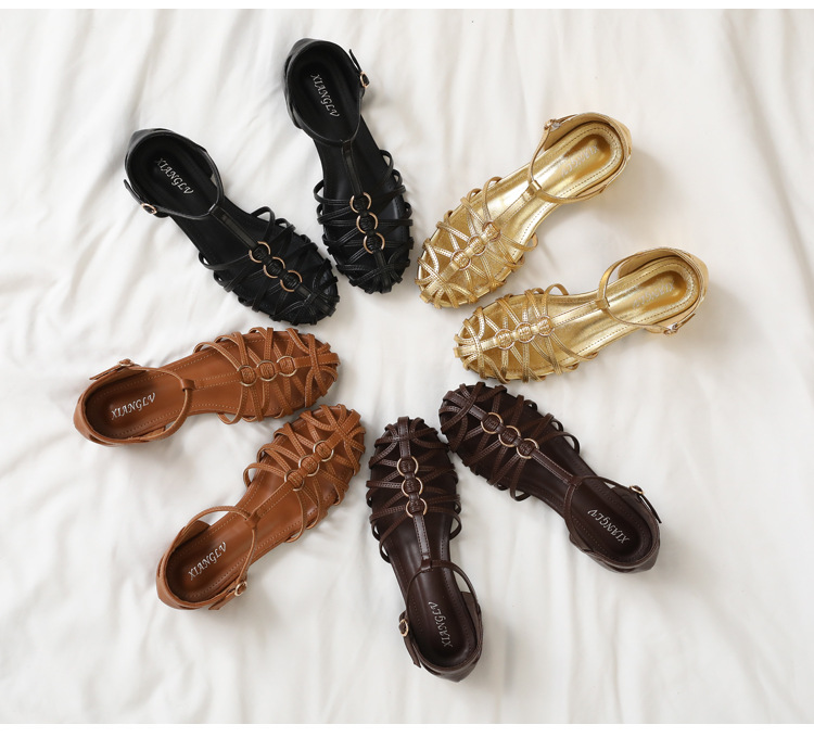 Plus Size Women Roman Sandals  - Vintage Fashion Dresses ulasan dan harga