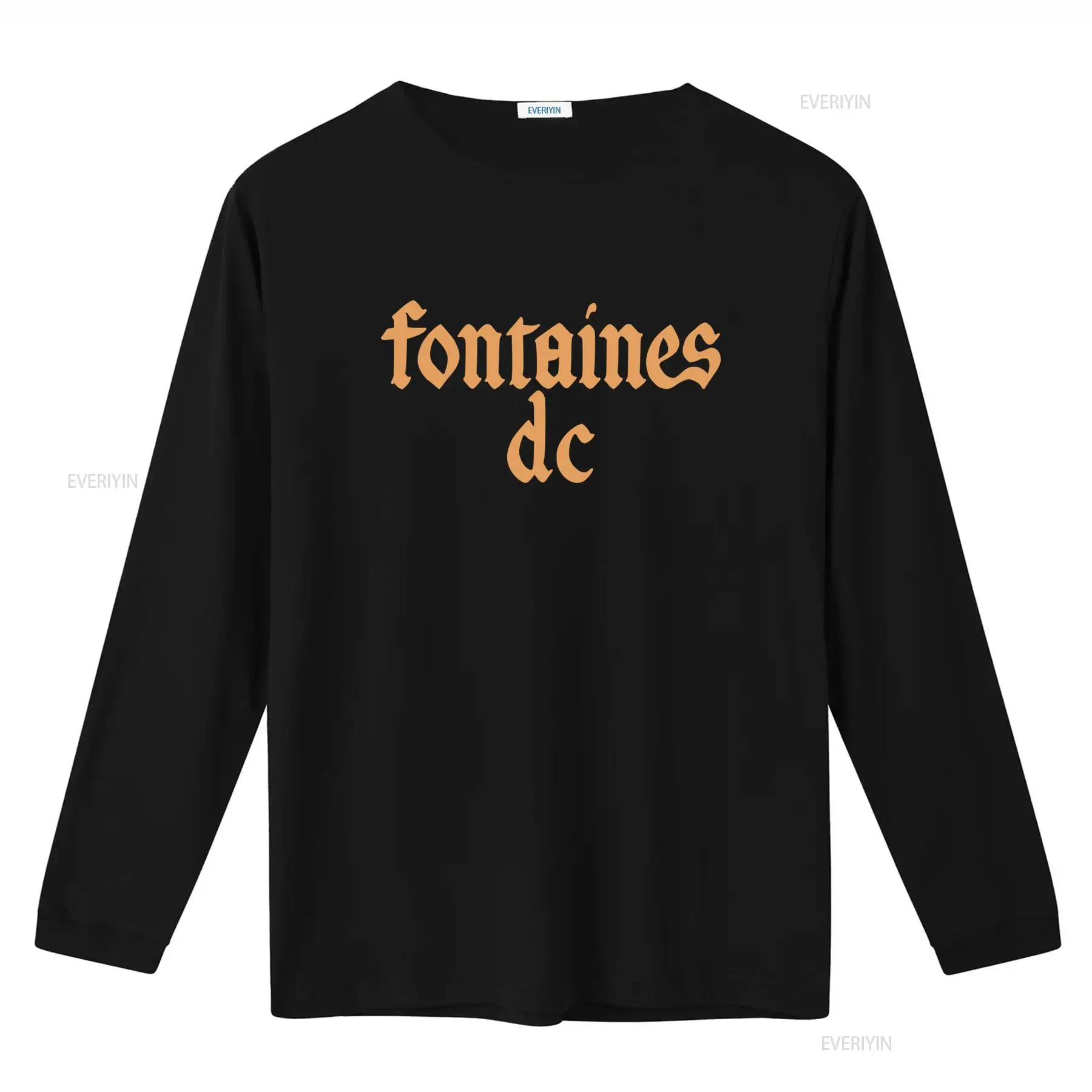 Fontaines D C 'Gothic Logo' Bl - Vintage Fashion Jersey ulasan dan harga