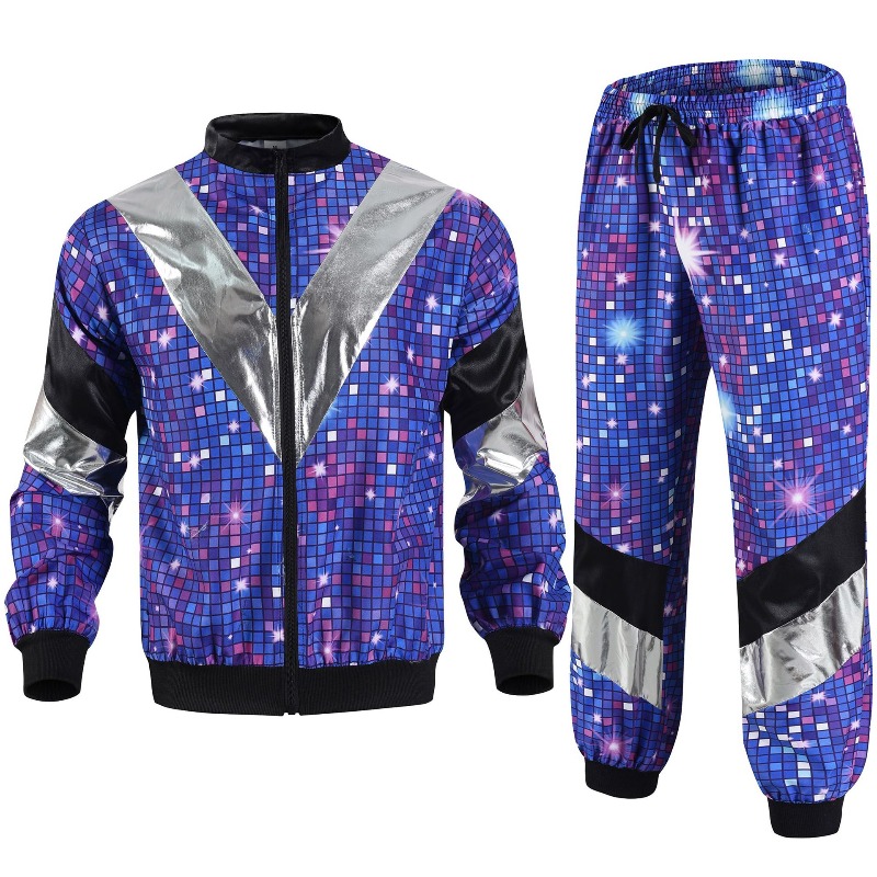 Mens 80s Vintage Hip Hop Track - Vintage Windbreaker Nylon ulasan dan harga
