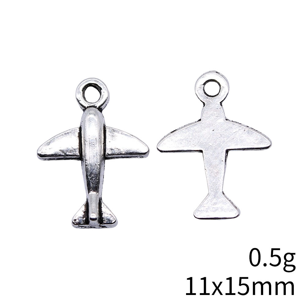 10pcs 11x15mm Antique Silver C - Vintage Fashion Stores ulasan dan harga