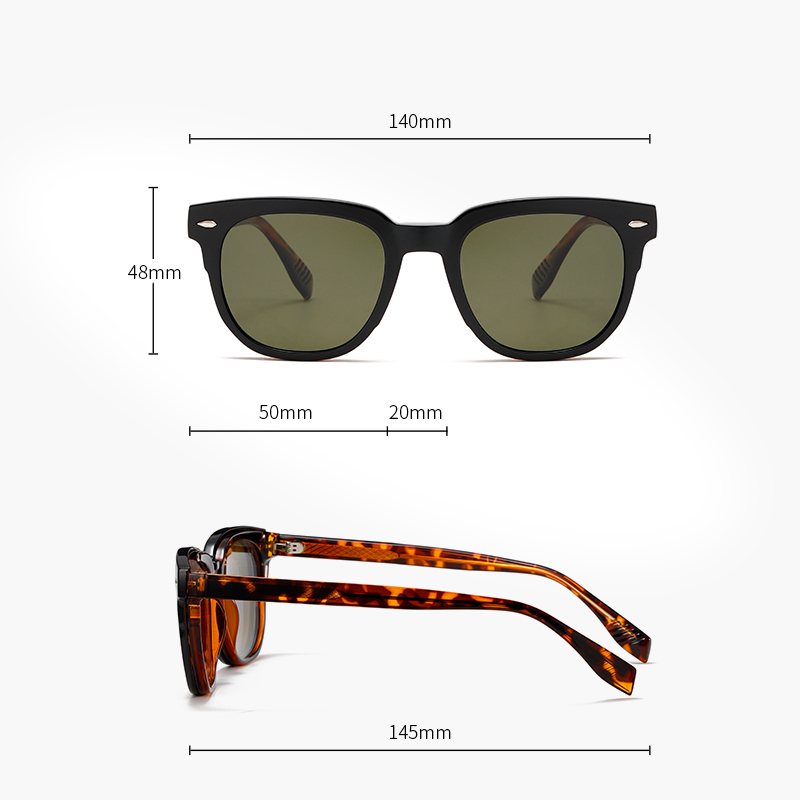 Fashion Sunglasses Man Clip On - Vintage Fashion Enthusiasts ulasan dan harga