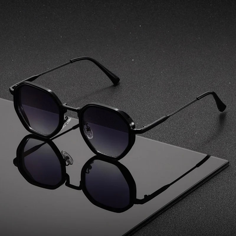1 Pair Unisex Round Metal Fash - Vintage Fashion Enthusiasts ulasan dan harga