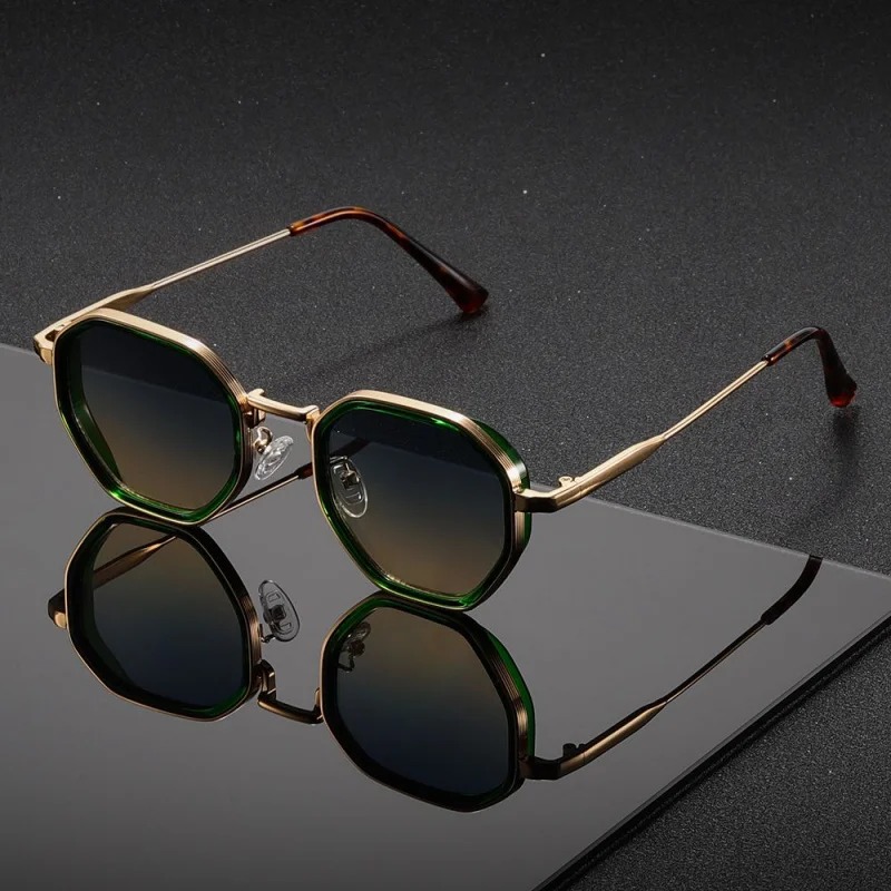 1 Pair Unisex Round Metal Fash - Vintage Fashion Enthusiasts ulasan dan harga