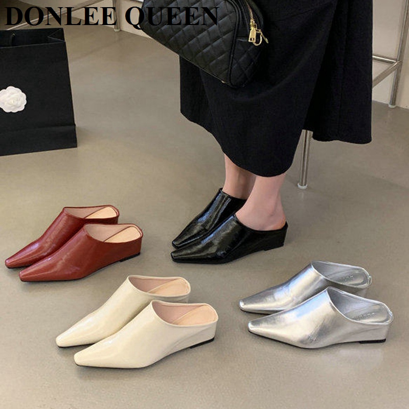 Women Fashion Close Toe Mule S - Vintage Fashion Online ulasan dan harga