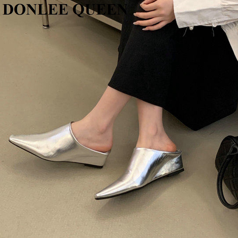 Women Fashion Close Toe Mule S - Vintage Fashion Online ulasan dan harga