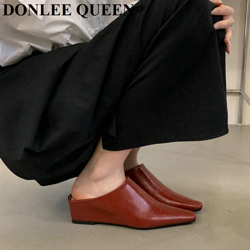 Women Fashion Close Toe Mule S - Vintage Fashion Online ulasan dan harga