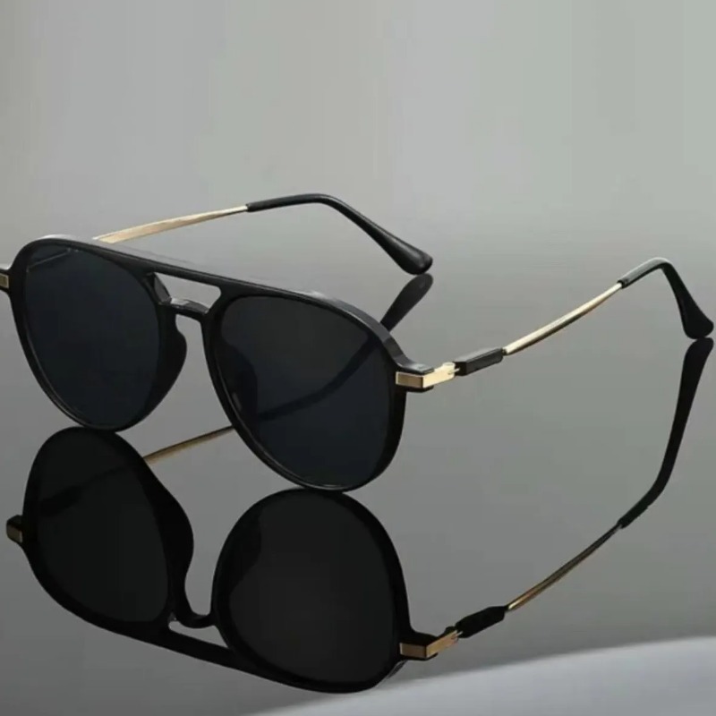 1pcs Vintage Pilot Sunglasses  - Vintage Fashion Enthusiasts ulasan dan harga