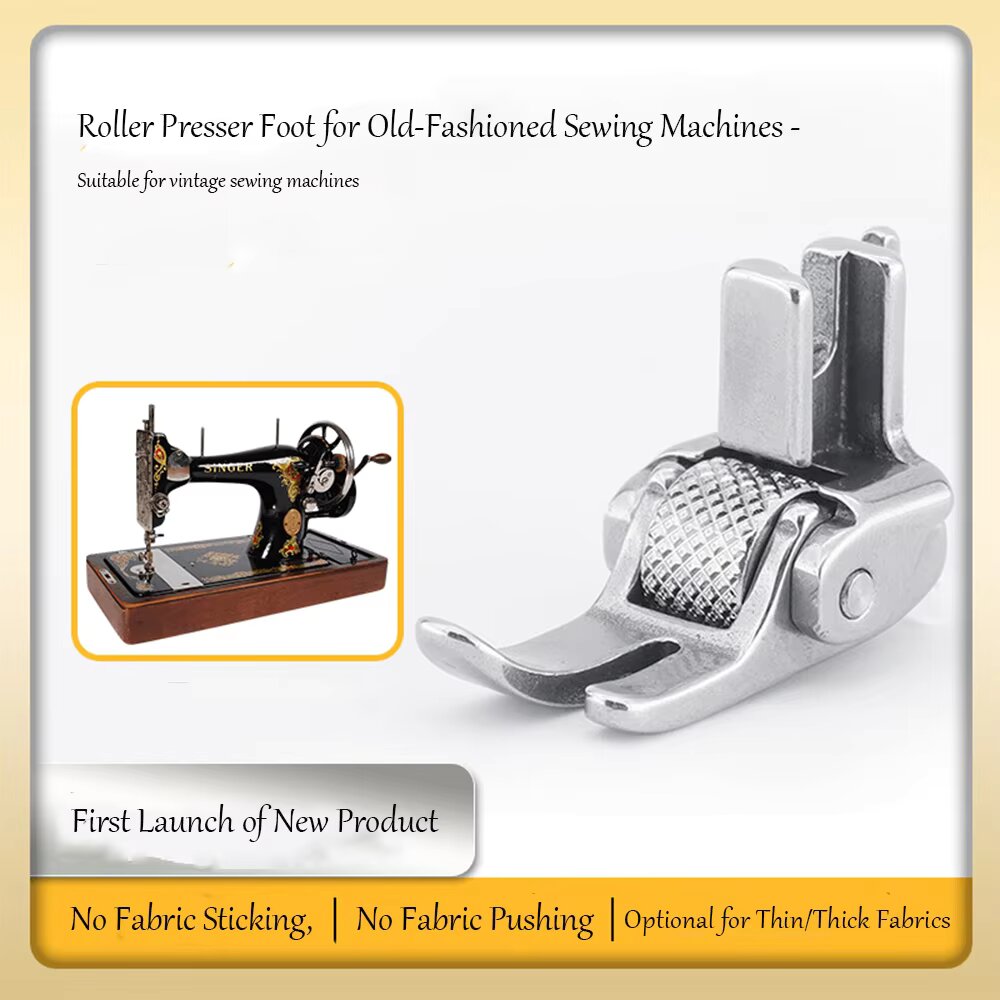 All Steel Roller Presser Foot  - Vintage Fashion Enthusiasts ulasan dan harga