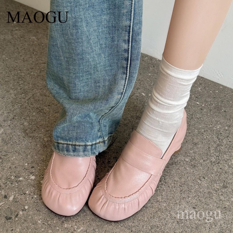 Soft Leather Loafers Women's P - Vintage Fashion Online ulasan dan harga