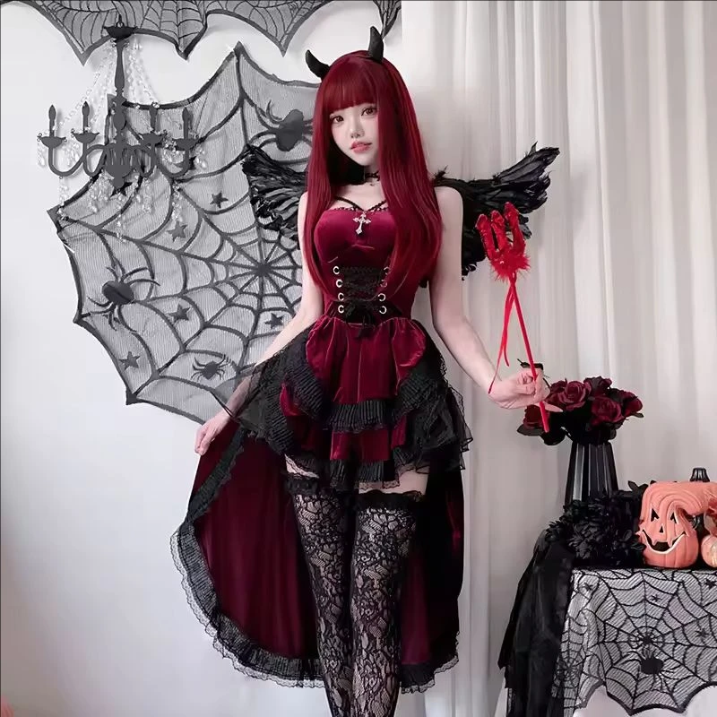 Y2K Aesthetic Gothic Victorian - Vintage Fashion Dresses ulasan dan harga