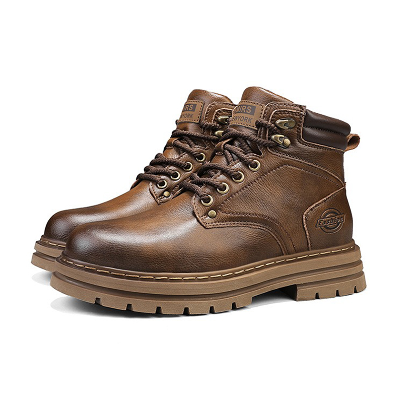 Men's Vintage Ankle Work Boots - Vintage Outdoor Fashion ulasan dan harga