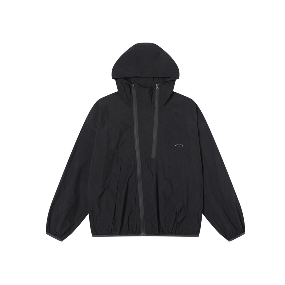 Vintage Hooded Windbreaker Men - Vintage Windbreaker Nylon ulasan dan harga