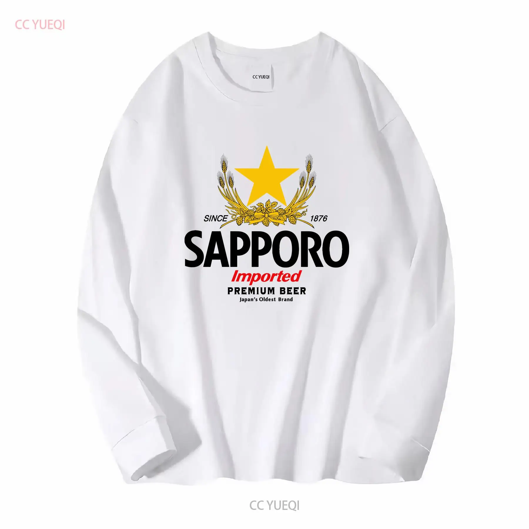 SAPPORO Brewery Japanese Beer  - Vintage Fashion Jersey ulasan dan harga