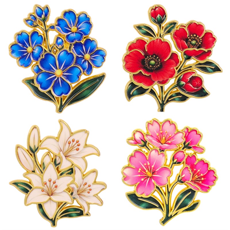 Cute Vintage Colorful Floral E - Vintage Fashion Stores ulasan dan harga
