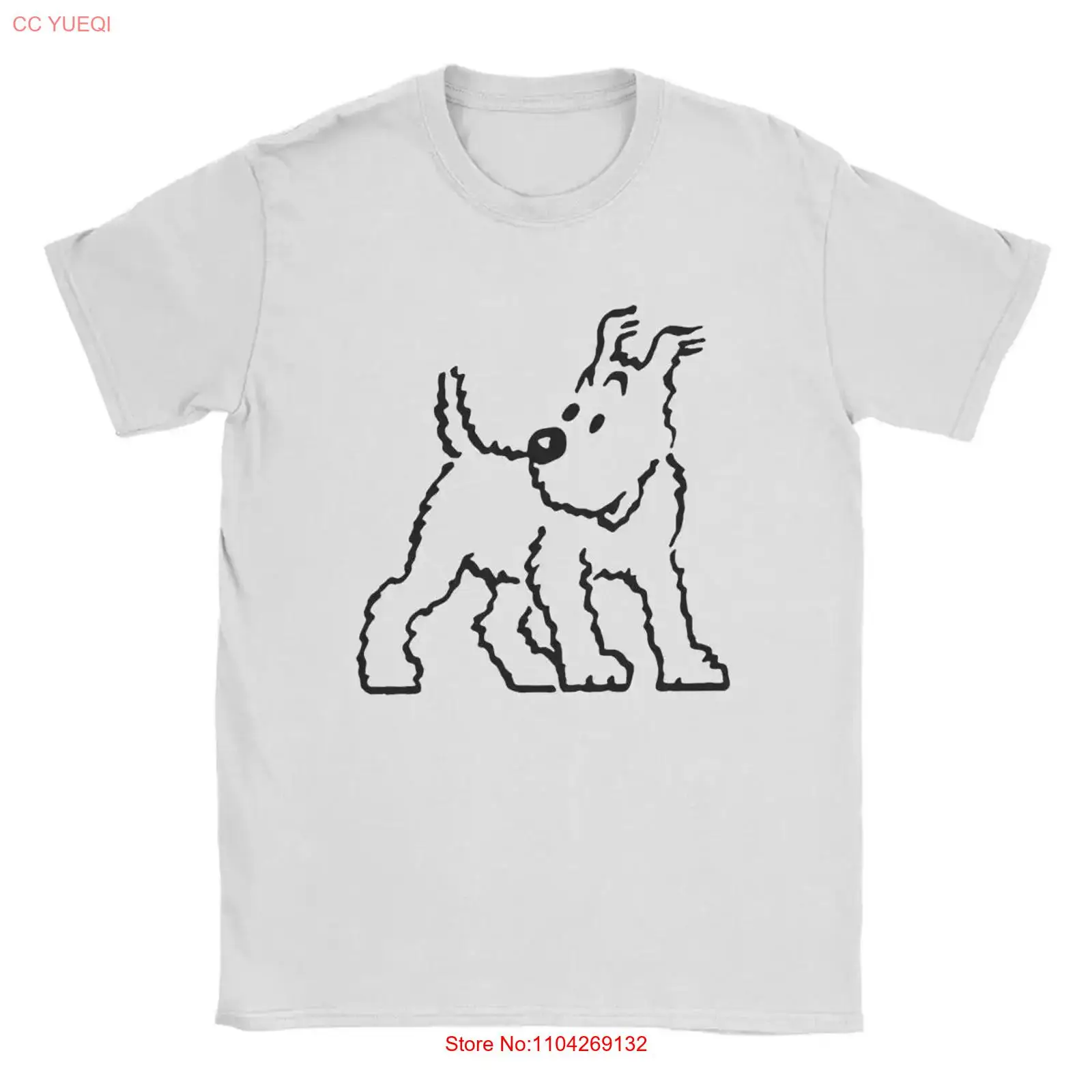 Snowy Dog Captain Haddock T Sh - Vintage Fashion Jersey ulasan dan harga