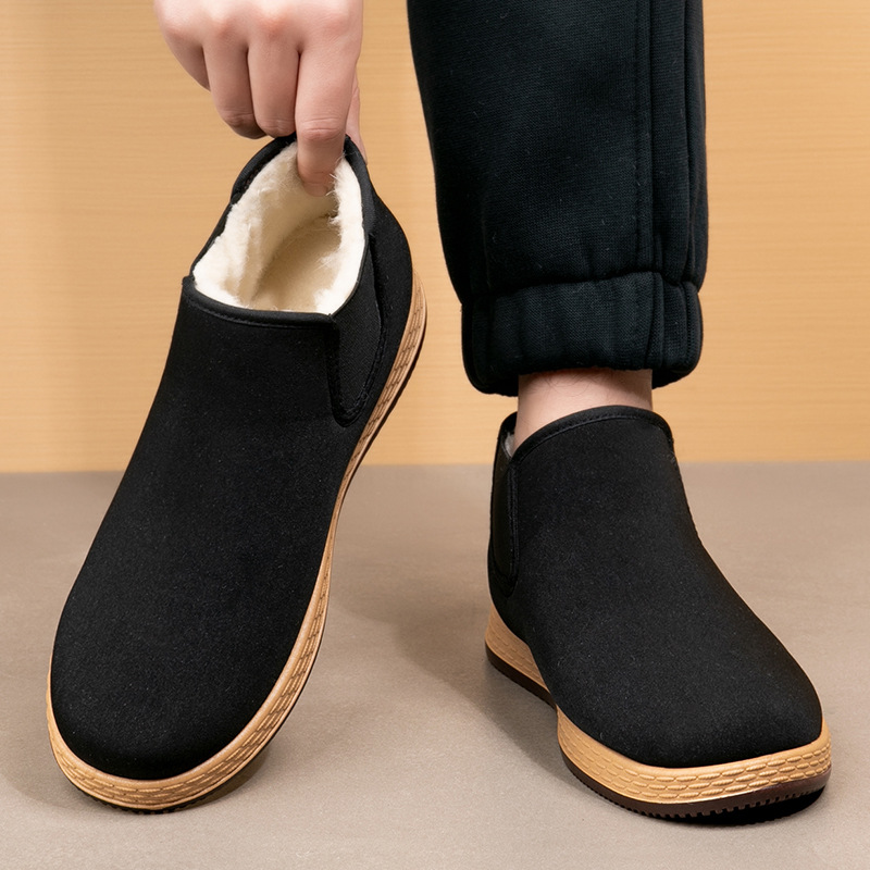 Men's Cotton Shoes Men's Winte - Vintage Outdoor Fashion ulasan dan harga