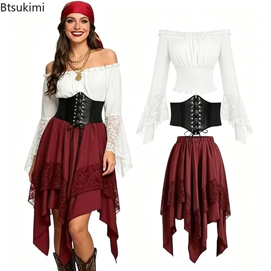 Halloween Renaissance Asymmetr - Vintage Fashion Dresses ulasan dan harga
