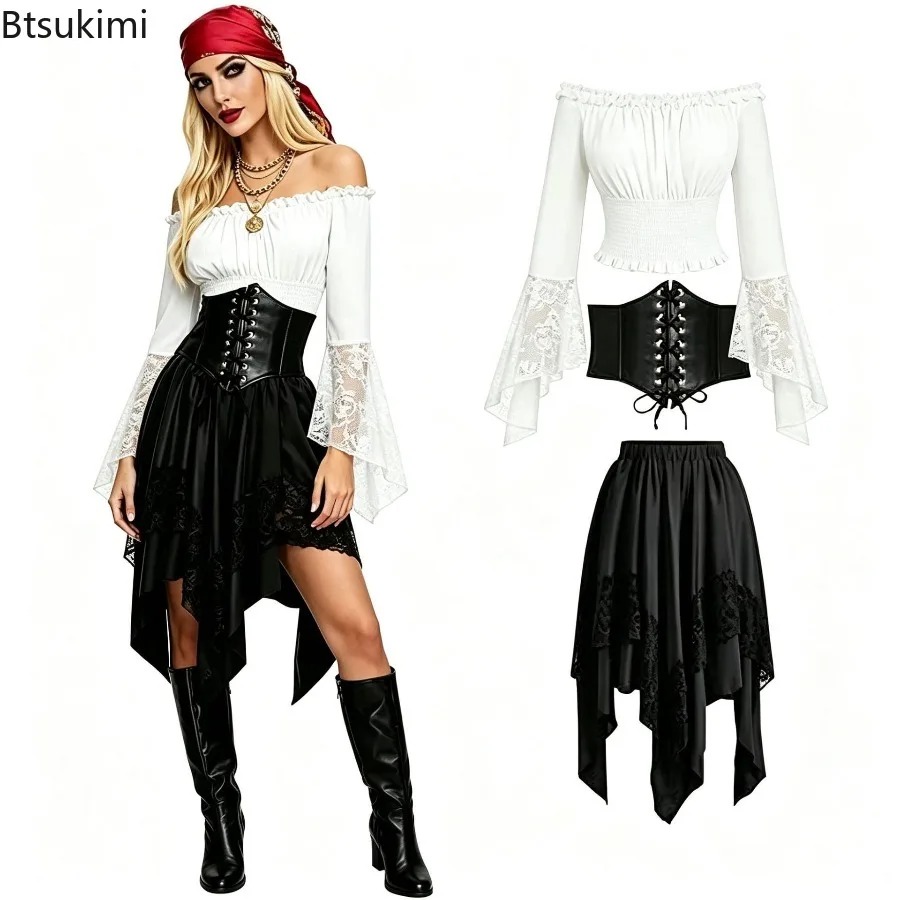 Halloween Renaissance Asymmetr - Vintage Fashion Dresses ulasan dan harga