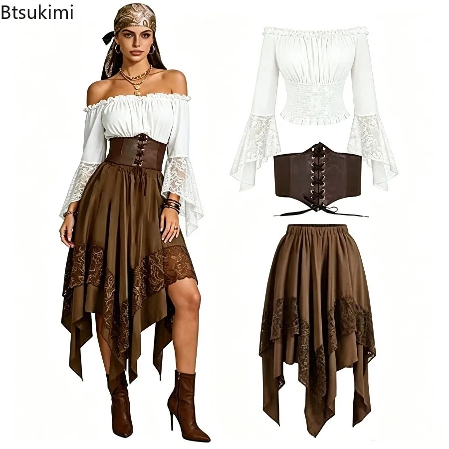 Halloween Renaissance Asymmetr - Vintage Fashion Dresses ulasan dan harga