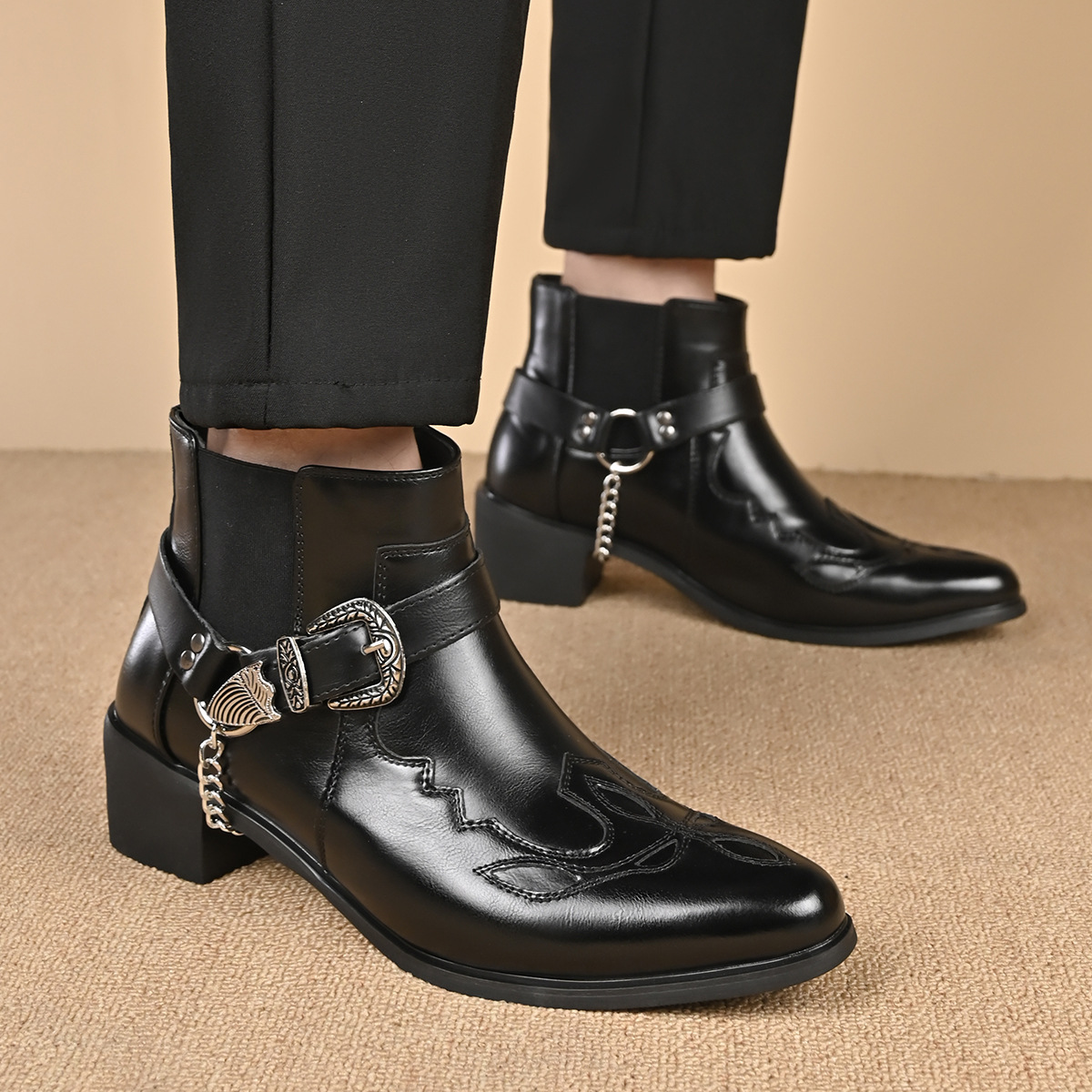 Fashion 2026 Men's Vintage Cow - Vintage Fashion Enthusiasts ulasan dan harga