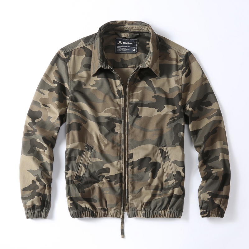 Men Vintage Camouflage Jacket  - Vintage Windbreaker Nylon ulasan dan harga