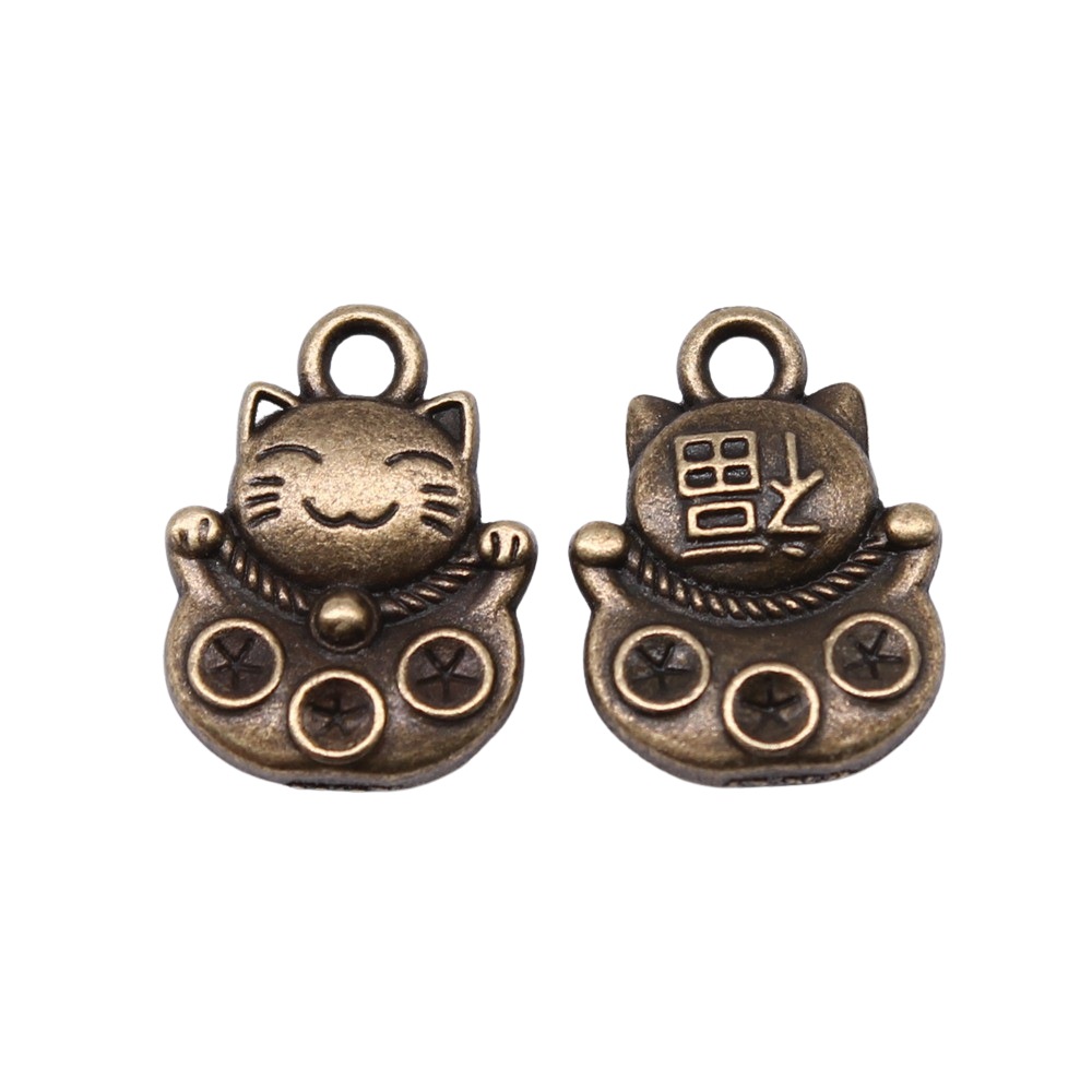 10pcs 15x11mm 3 Colors Antique - Vintage Fashion Stores ulasan dan harga