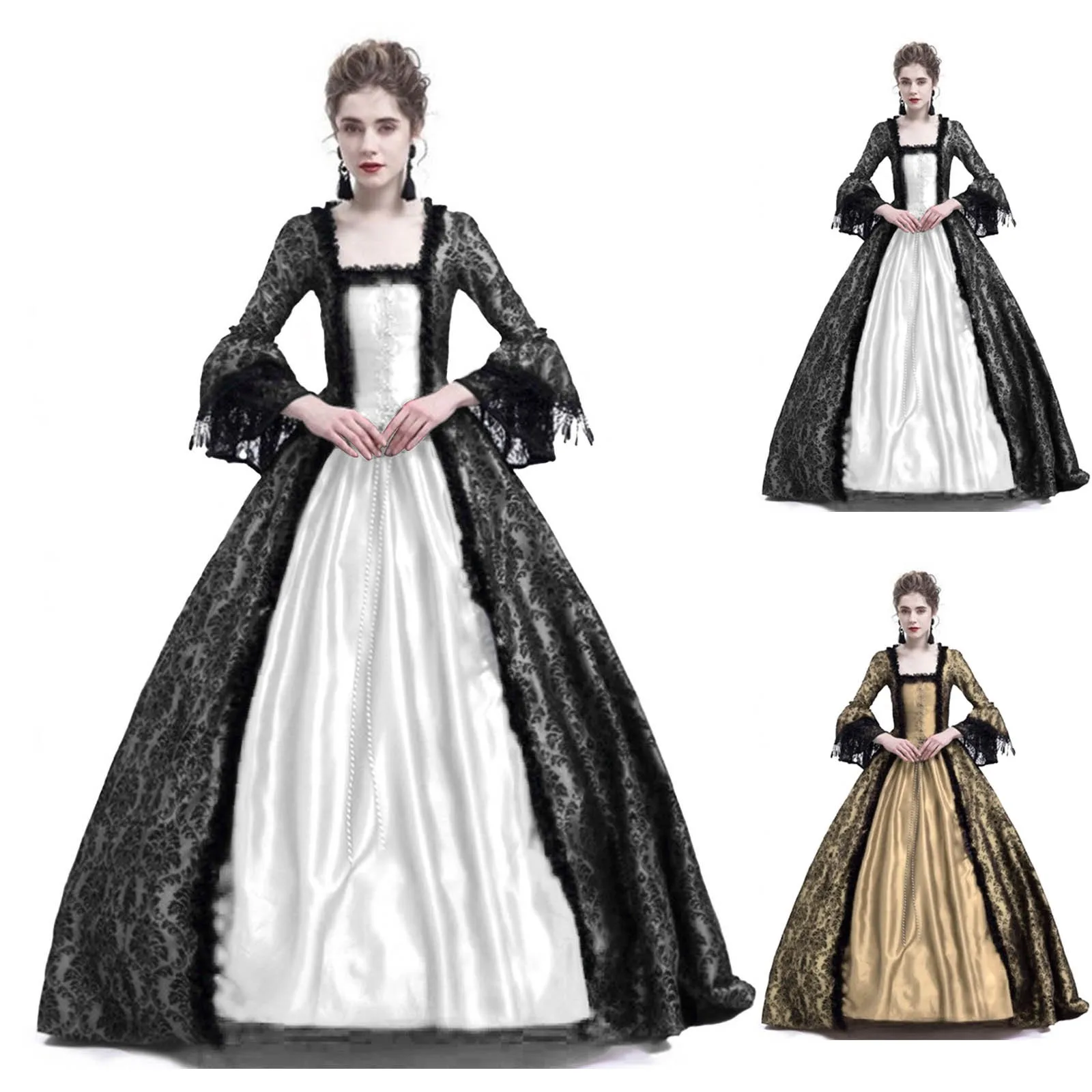 Halloween Cosplay Palace Women - Vintage Fashion Dresses ulasan dan harga